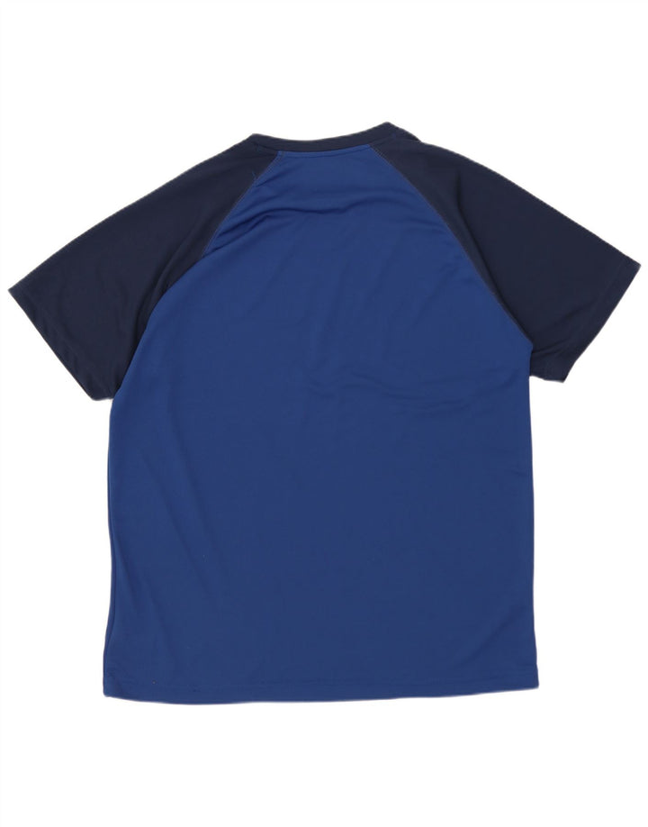 MOUNTAIN WAREHOUSE Mens IsoCool T-Shirt Top Large Blue Colourblock