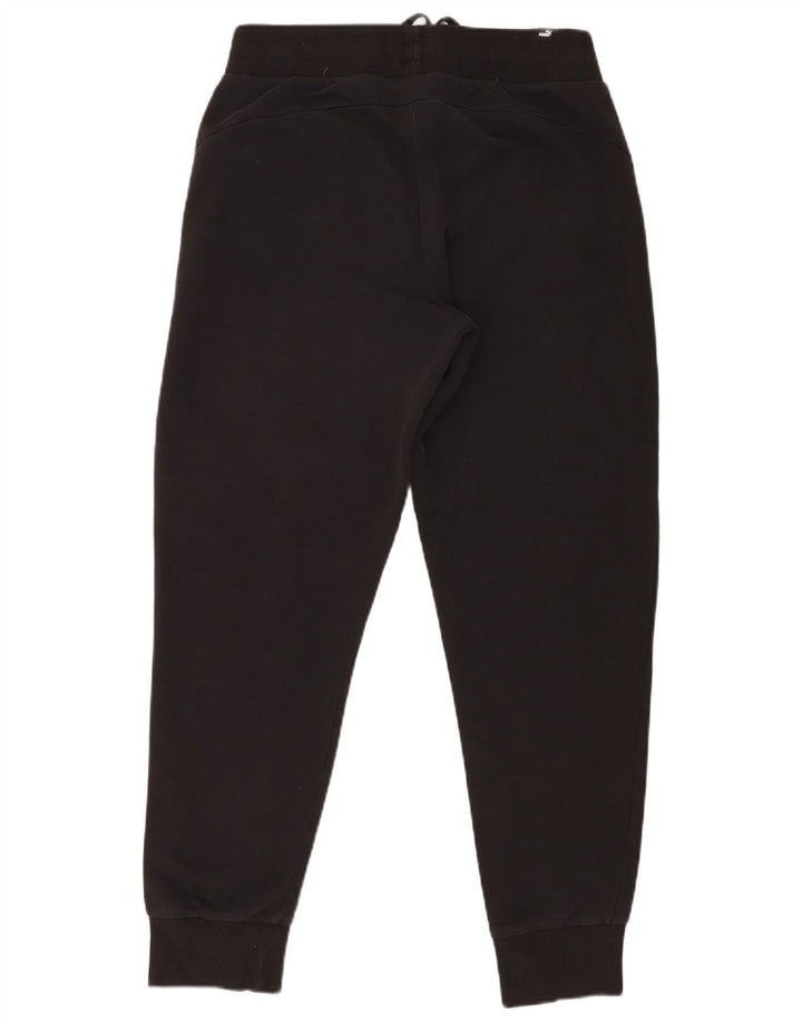 Puma Mens Tracksuit Trousers Joggers Medium Black Cotton