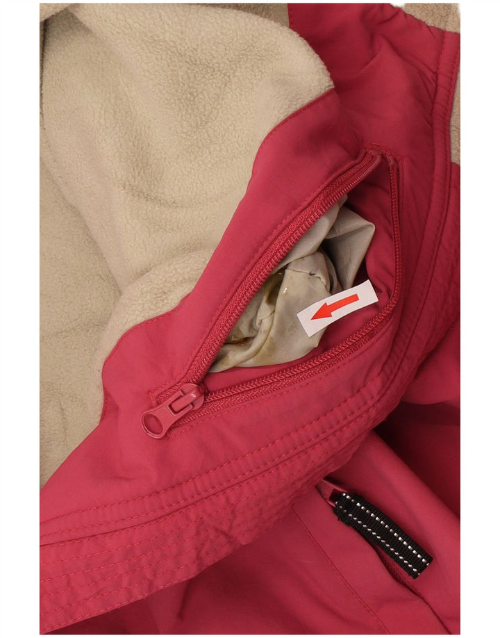 Woolrich Mens Windbreaker Jacket UK 42 XL Pink Nylon