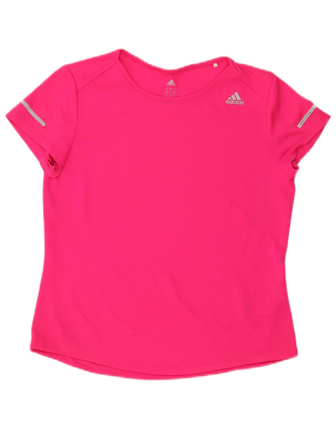 Adidas T-shirt top til kvinder DK 12/14 Medium Pink Polyester