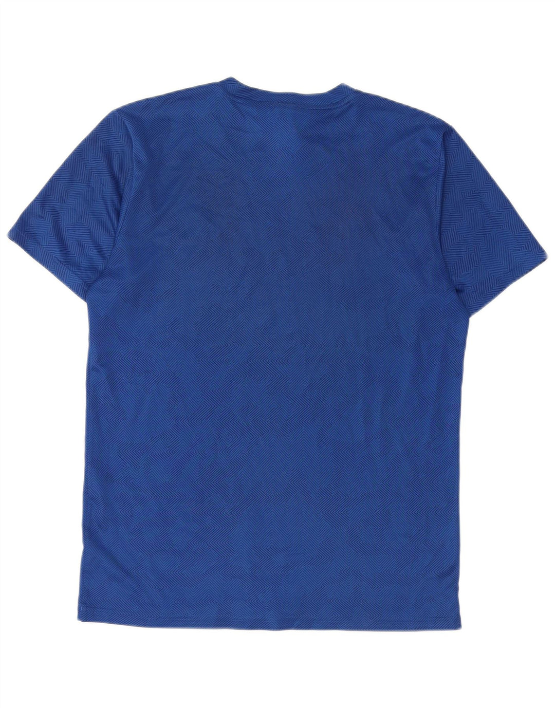 Adidas Womens Climalite T-Shirt Top Small Blue Geometric Polyester