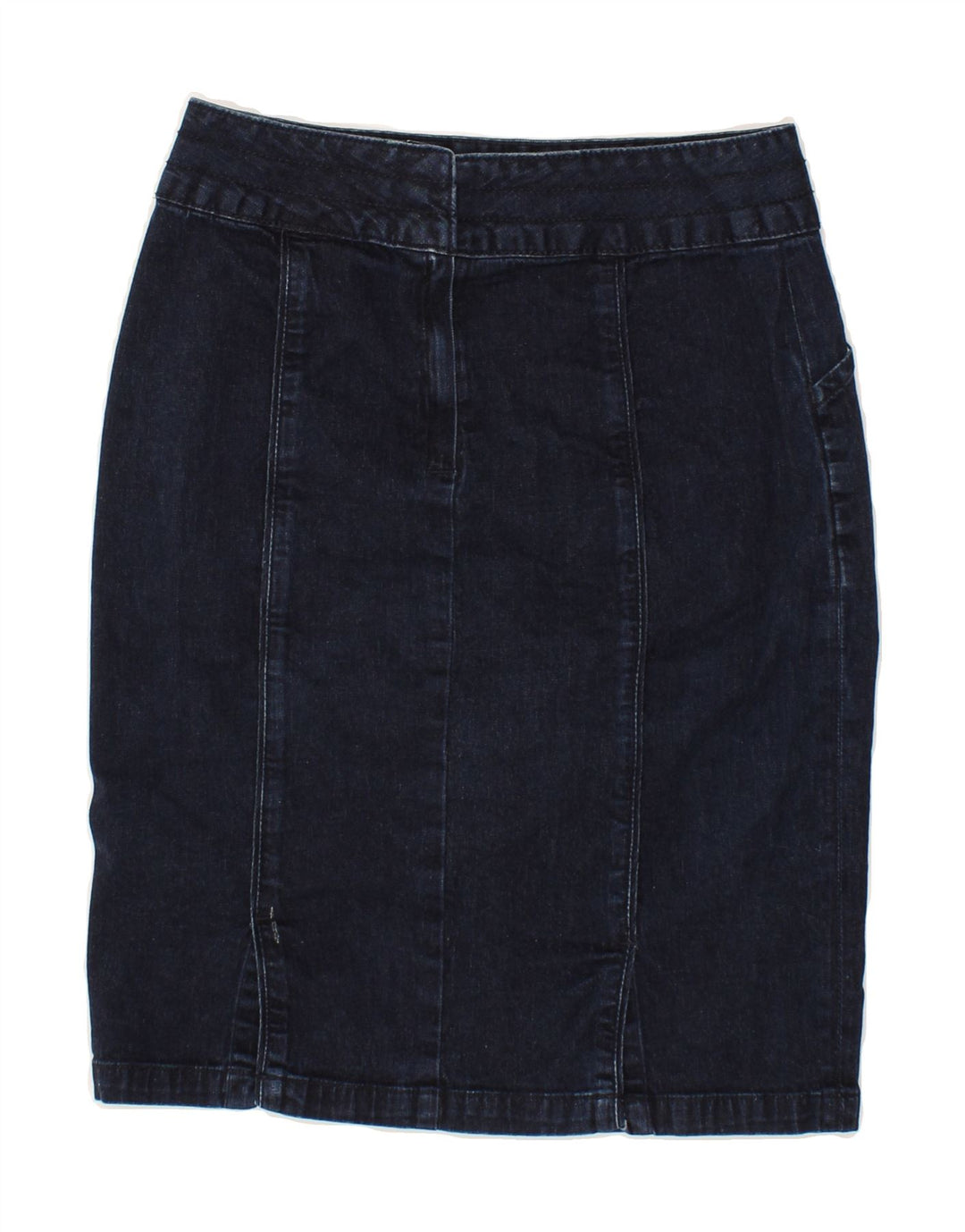 MOSSIMO Womens Denim Skirt US 4 Small W25 Navy Blue Cotton Vintage Mossimo and Second-Hand Mossimo from Messina Hembry 