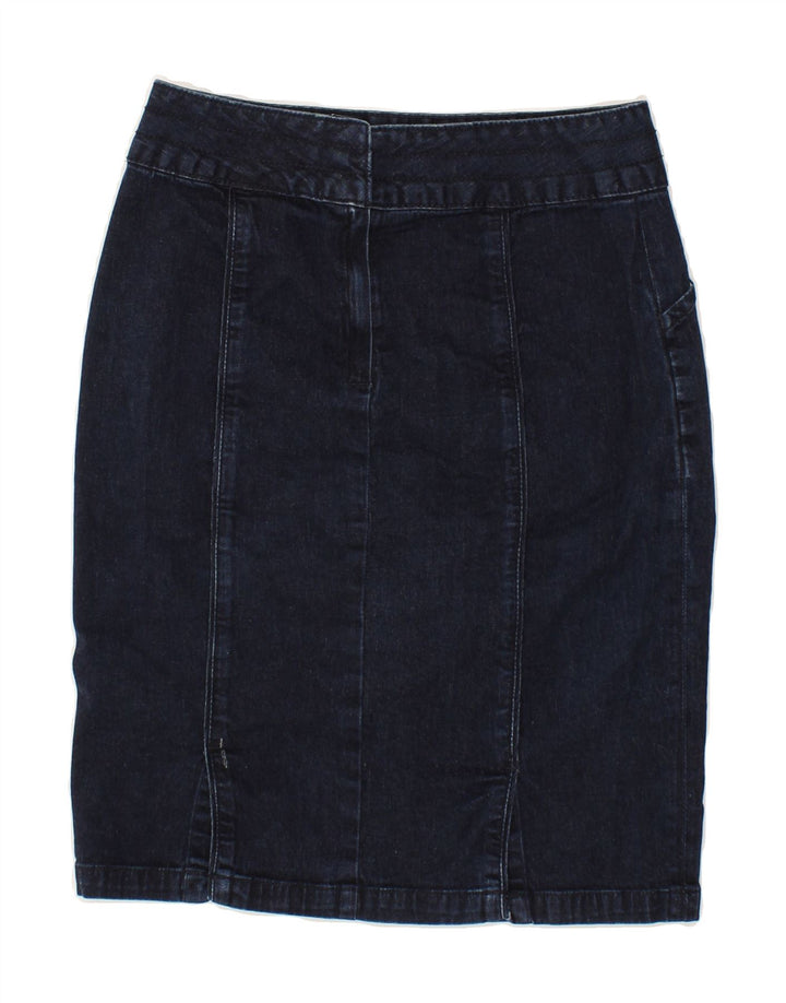 MOSSIMO Womens Denim Skirt US 4 Small W25 Navy Blue Cotton Vintage Mossimo and Second-Hand Mossimo from Messina Hembry 