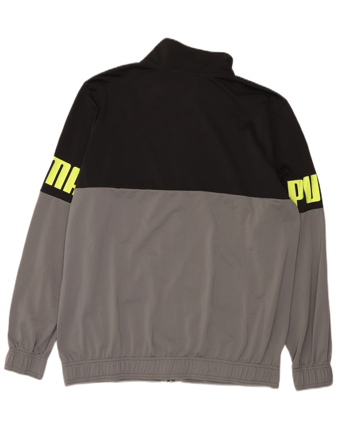 PUMA Survêtement complet graphique pour hommes, grand, noir, polyester color block