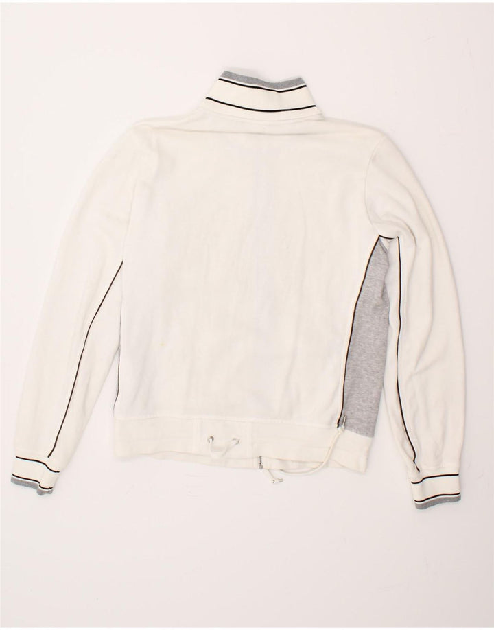 CHAMPION Womens Tracksuit Top Jacket UK 16 Large White Cotton Vintage Champion and Second-Hand Champion from Messina Hembry 