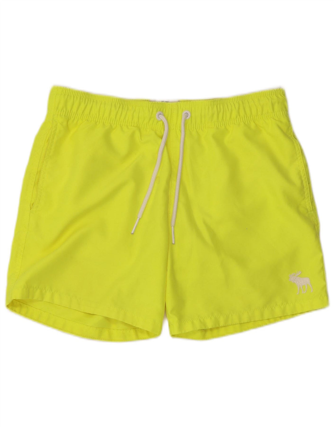 Abercrombie & Fitch Mens Swimming Shorts Medium Yellow Polyester
