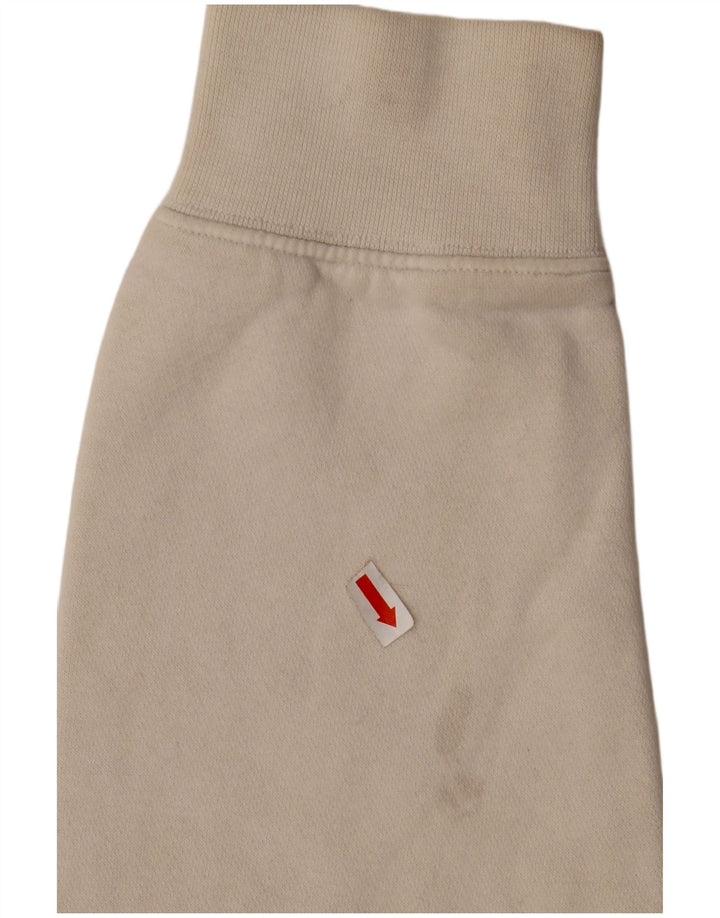 Felpa con cappuccio da uomo Nike Small in cotone bianco