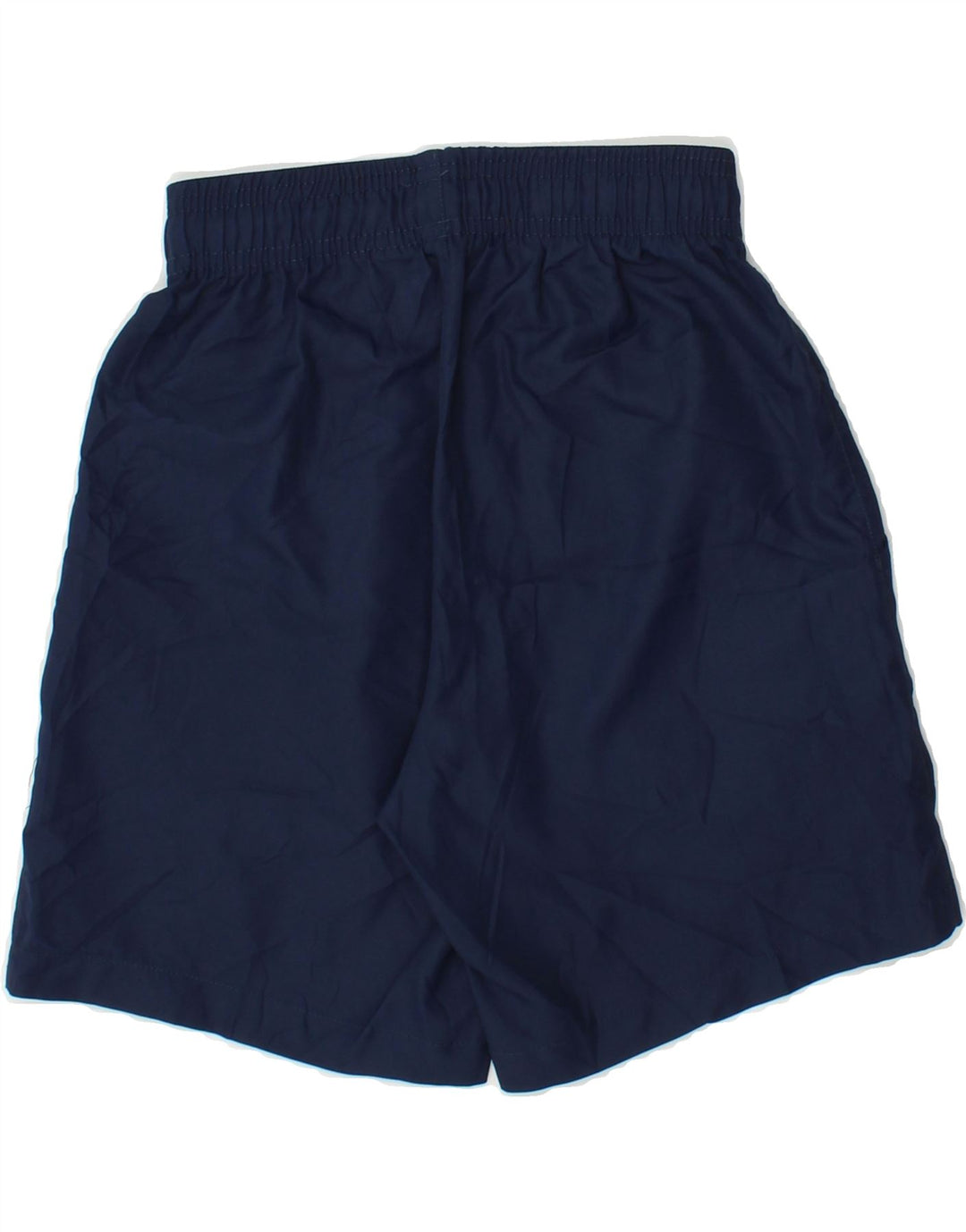 ASICS Boys Graphic Sport Shorts 7-8 Years  Navy Blue Polyester Vintage Asics and Second-Hand Asics from Messina Hembry 