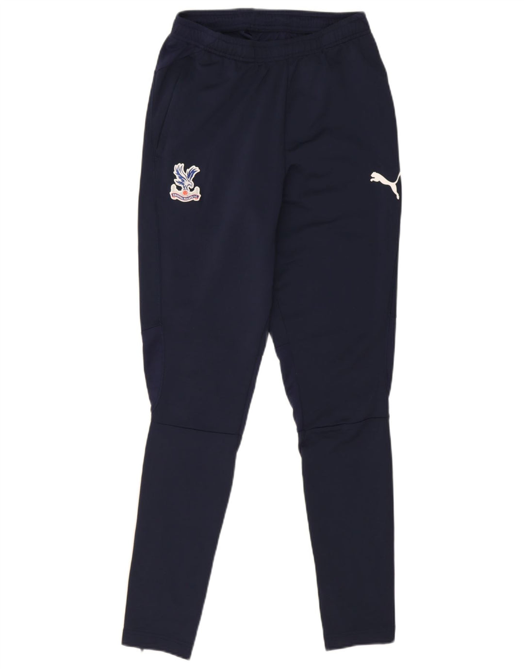 Puma Mens Crystal Palace F.C. Tracksuit Trousers Small Navy Blue Polyester