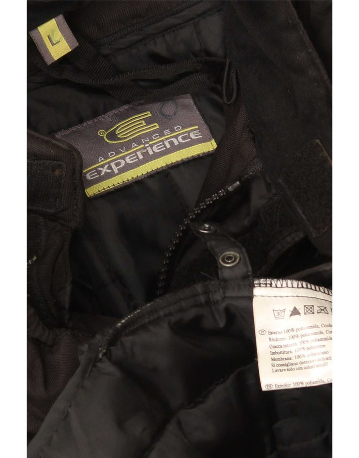Advanced Experience Mens Racer Jacket UK 40 Large Black Polyester