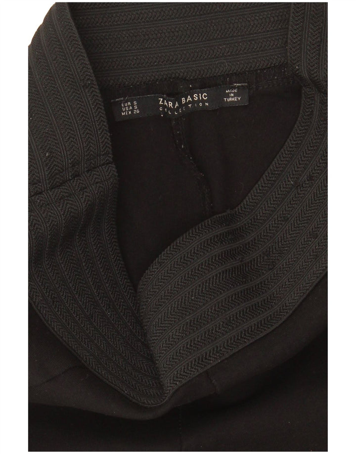 Zara Womens Leggings UK 8 Small  Black