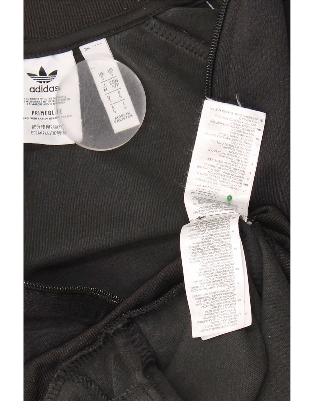 Adidas Træningsdragt til mænd, topjakke, lille sort polyester