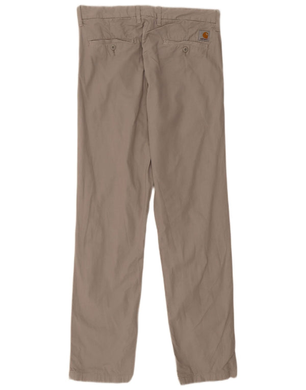 Pantaloni chino drept bărbați Carhartt W30 L32 bumbac gri