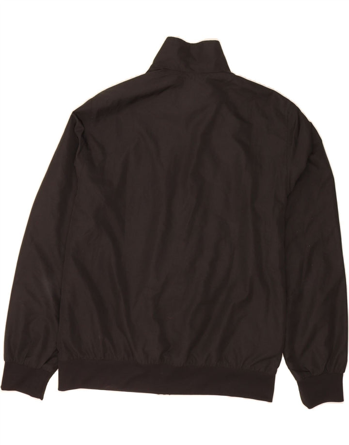 LOTTO Mens Graphic Tracksuit Top Jacket XL Black Polyester Vintage Lotto and Second-Hand Lotto from Messina Hembry 