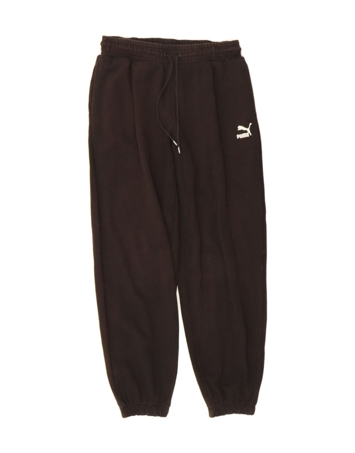 PUMA Mens Tracksuit Trousers Joggers Medium  Black Cotton Vintage Puma and Second-Hand Puma from Messina Hembry 