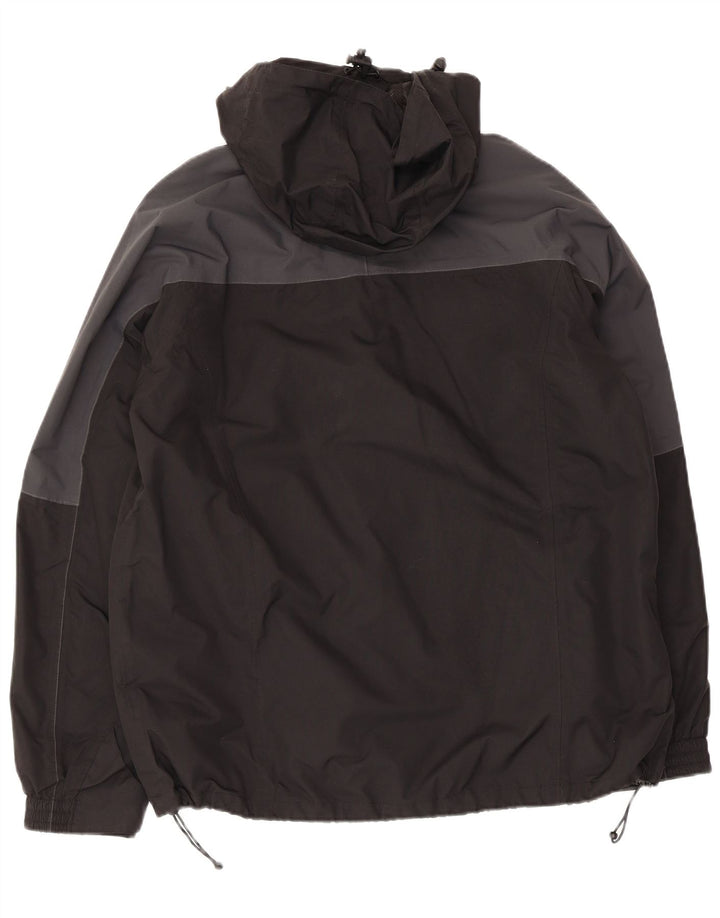 Mountain Warehouse Herren-Windbreaker-Jacke, UK 36, Small, Schwarz, Farbblock