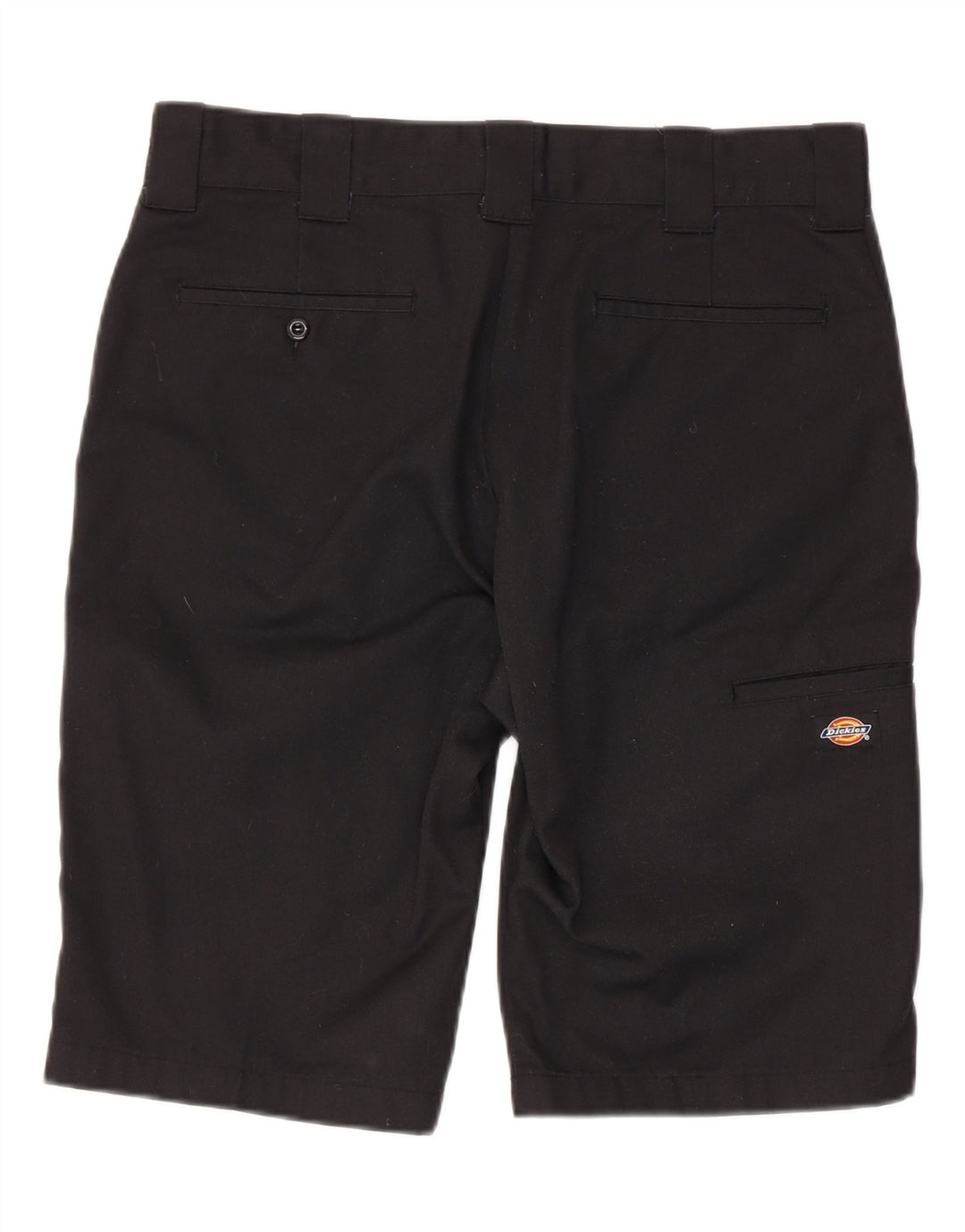 Pantaloncini chino slim fit da uomo Dickies W34 Large poliestere nero