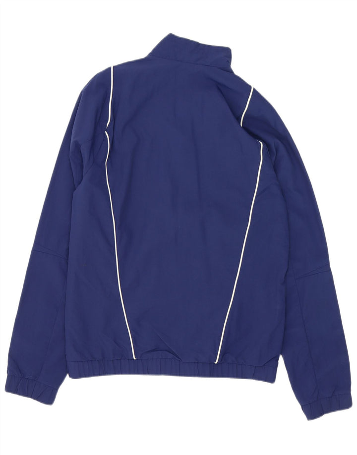 Adidas Mens Italia Graphic Tracksuit Top Jacket Small Navy Blue Polyester