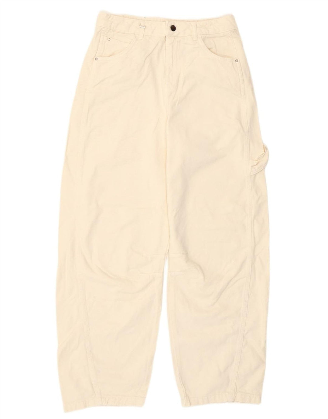 Benetton Womens Tapered Jeans W30 L29 Off White