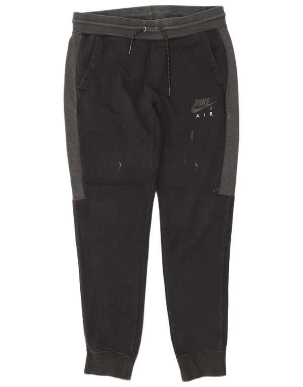 Pantaloni da tuta da uomo Nike Joggers grandi in cotone color block nero
