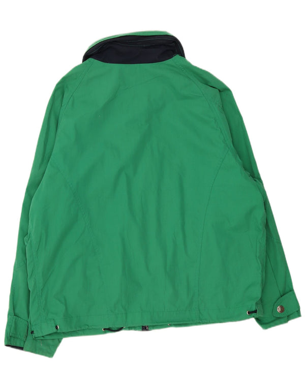 Roy Rogers Herren-Windbreaker-Jacke, UK 40, groß, grüne Colourblock-Baumwolle