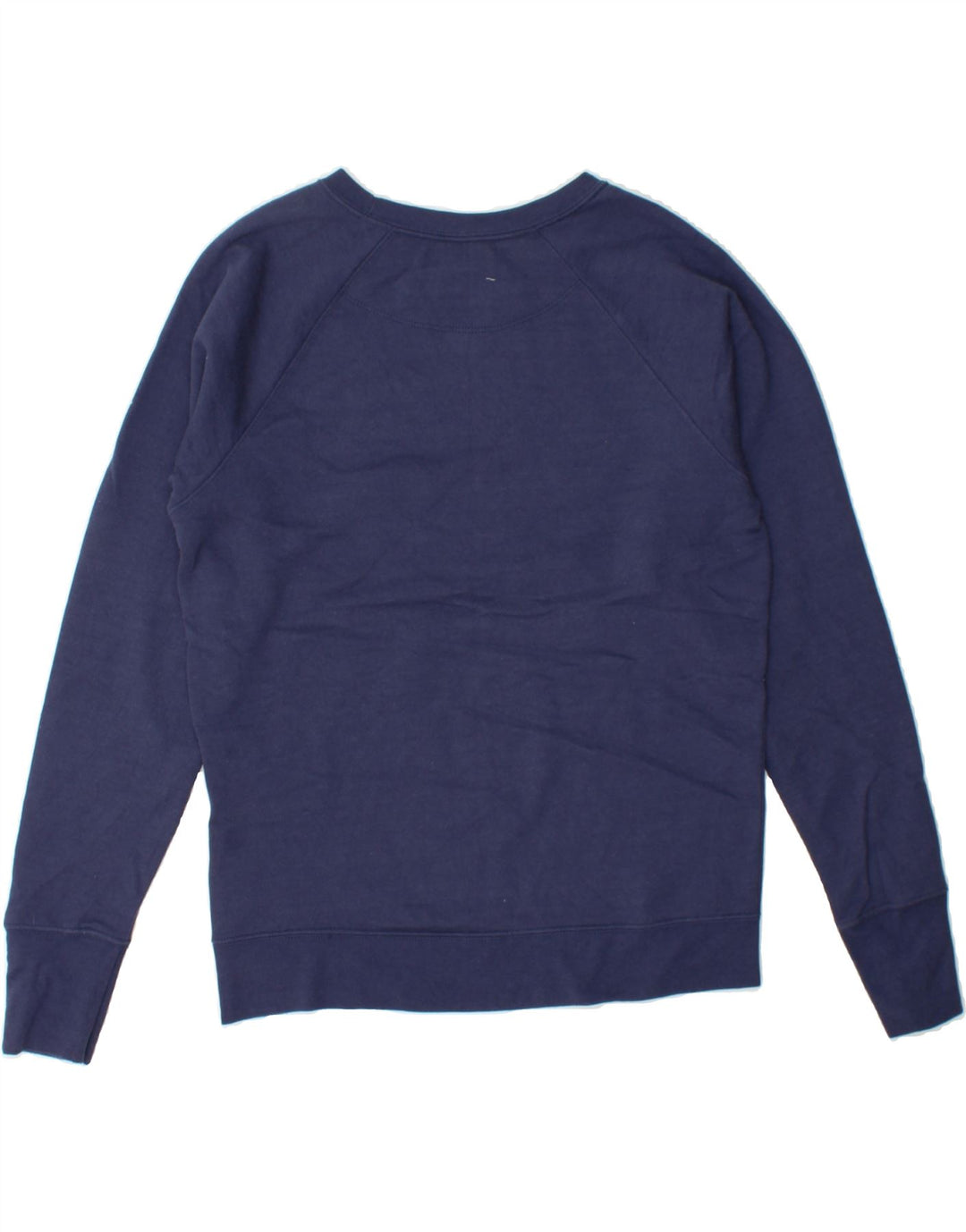 CHAMPION Womens Oversized Graphic Sweatshirt Jumper UK 10 Small Navy Blue Vintage Champion and Second-Hand Champion from Messina Hembry 