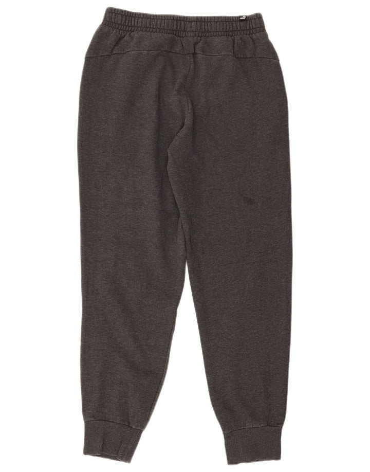 Puma Mens Tracksuit Trousers Joggers Medium Grey Cotton