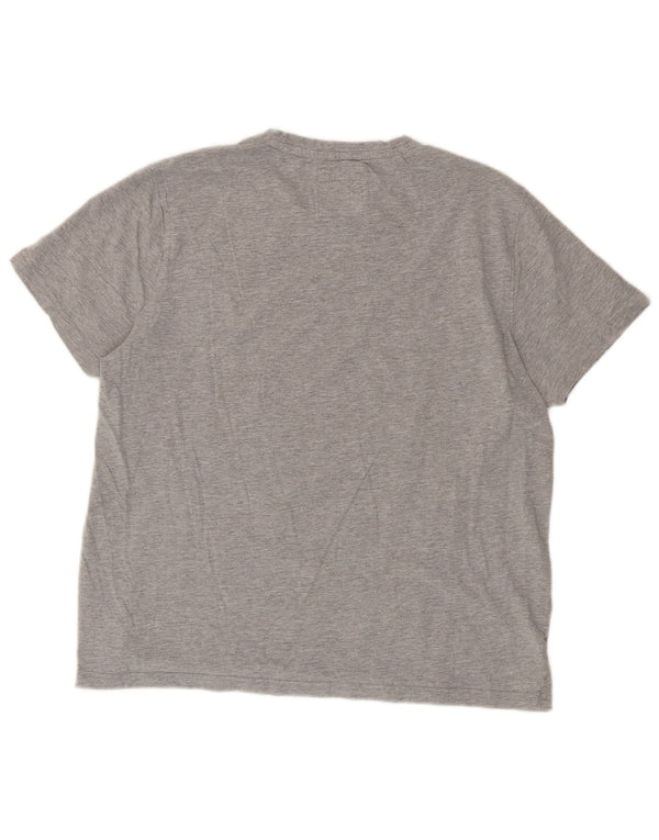 Crew Clothing T-Shirt Homme Top XL Gris Coton