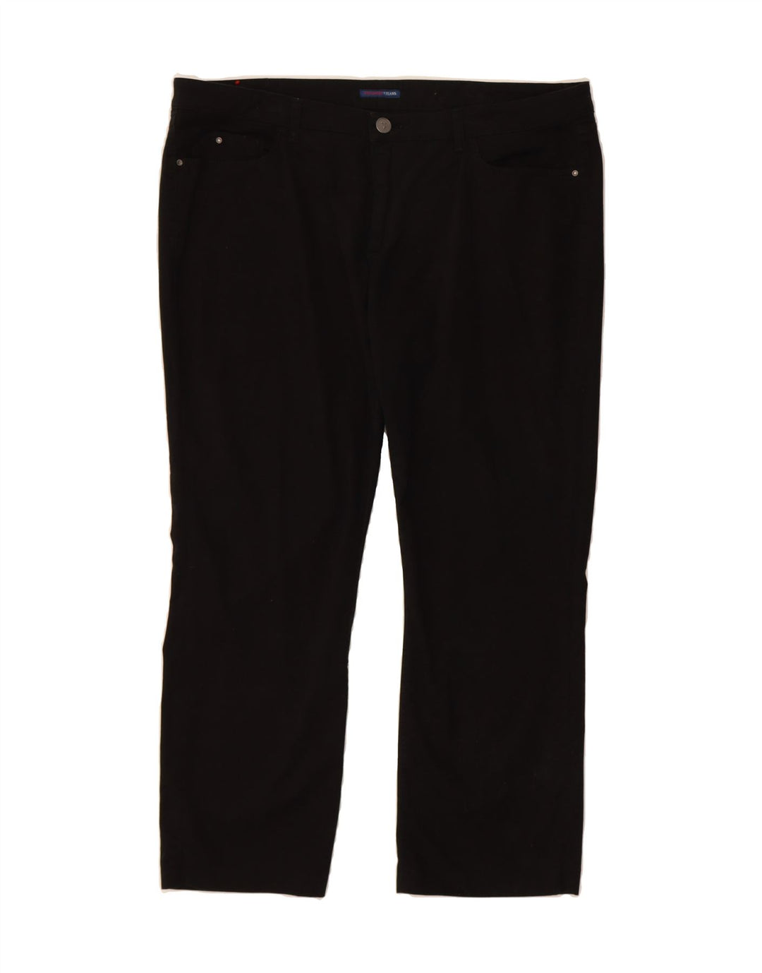 TRUSSARDI Womens Crop Straight Jeans W36 L26 Black Vintage Trussardi and Second-Hand Trussardi from Messina Hembry 