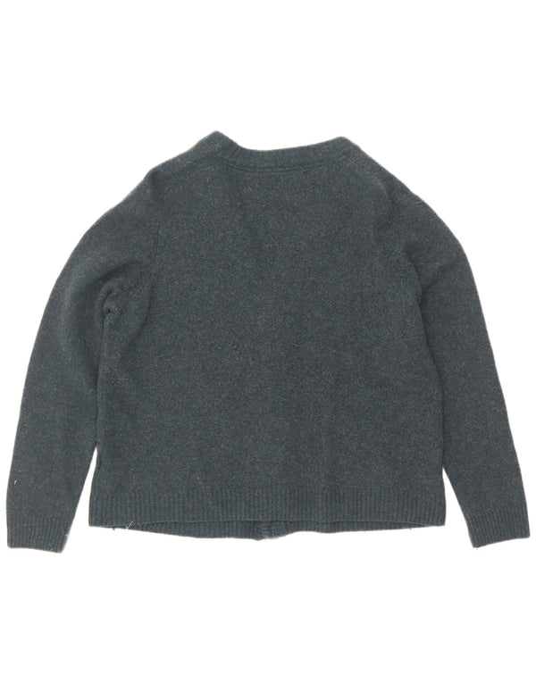 Marks & Spencer muški kardigan pulover 2XL plave vune