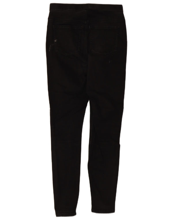 Marks & Spencer Womens Jegging Jeans UK 8 Small W26 L28 Black Cotton