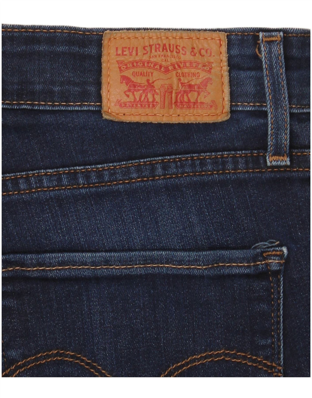 Levi's Womens Skinny Jeans W28 L29 Navy Blue