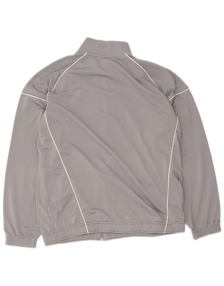 Nike Mens Tracksuit Top Jacket UK 41/43 Large Grey Polyester