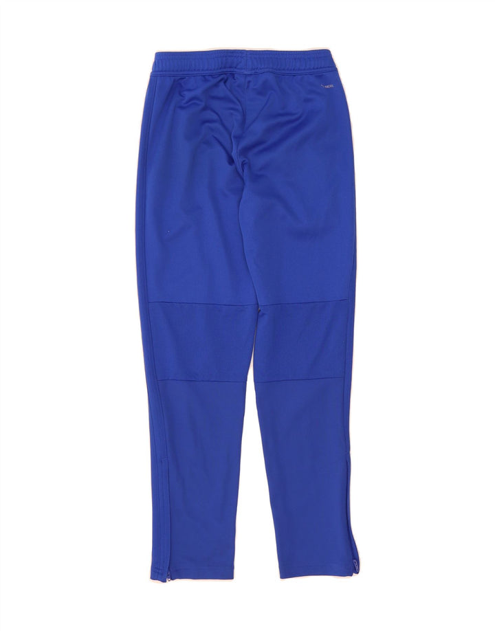 ADIDAS Boys Climacool Tracksuit Trousers 11-12 Years  Blue Polyester Vintage Adidas and Second-Hand Adidas from Messina Hembry 