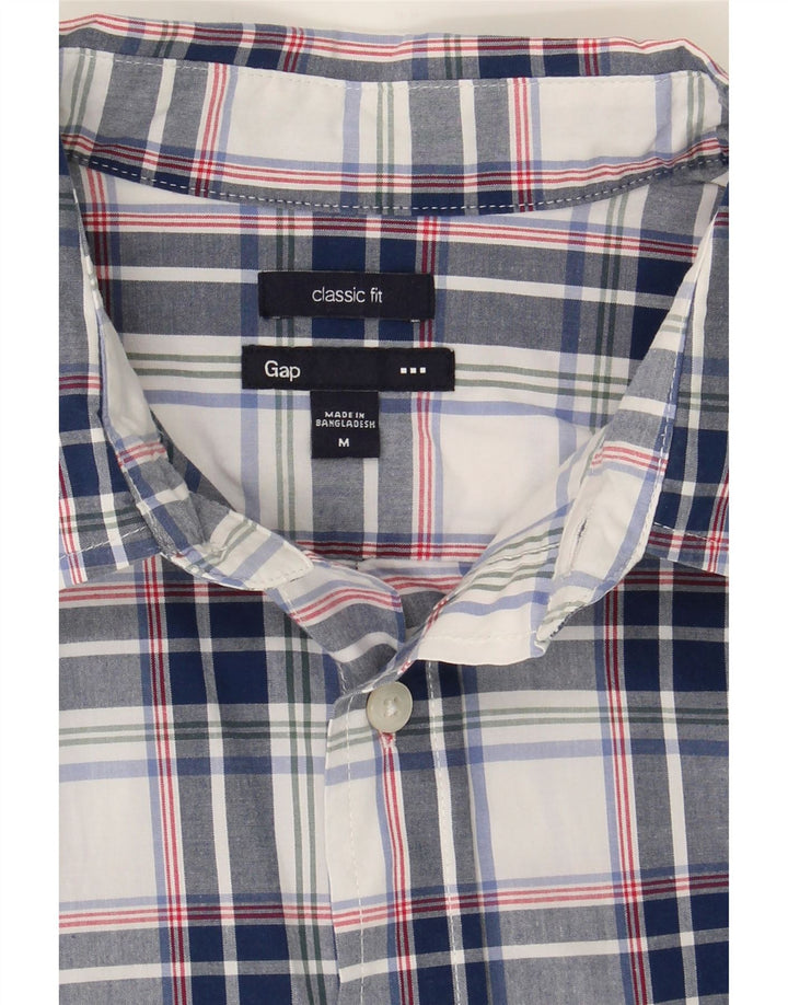GAP Mens Classic Fit Shirt Medium Multicoloured Check Cotton Vintage Gap and Second-Hand Gap from Messina Hembry 