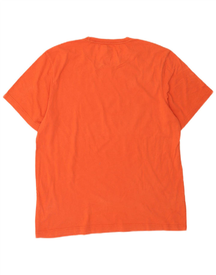Levi's Mens Graphic T-Shirt Top Large Orange Cotton