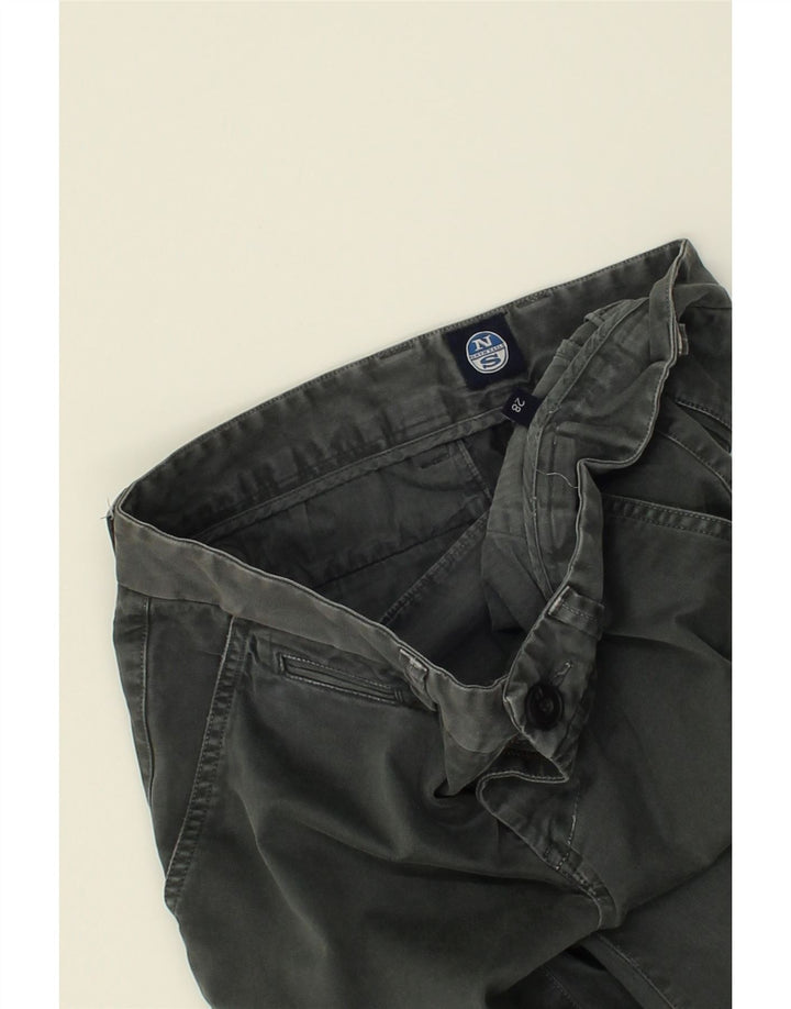 NORTH SAILS Mens Slim Chino Trousers W28 L31 Grey | Vintage North Sails | Thrift | Second-Hand North Sails | Used Clothing | Messina Hembry 