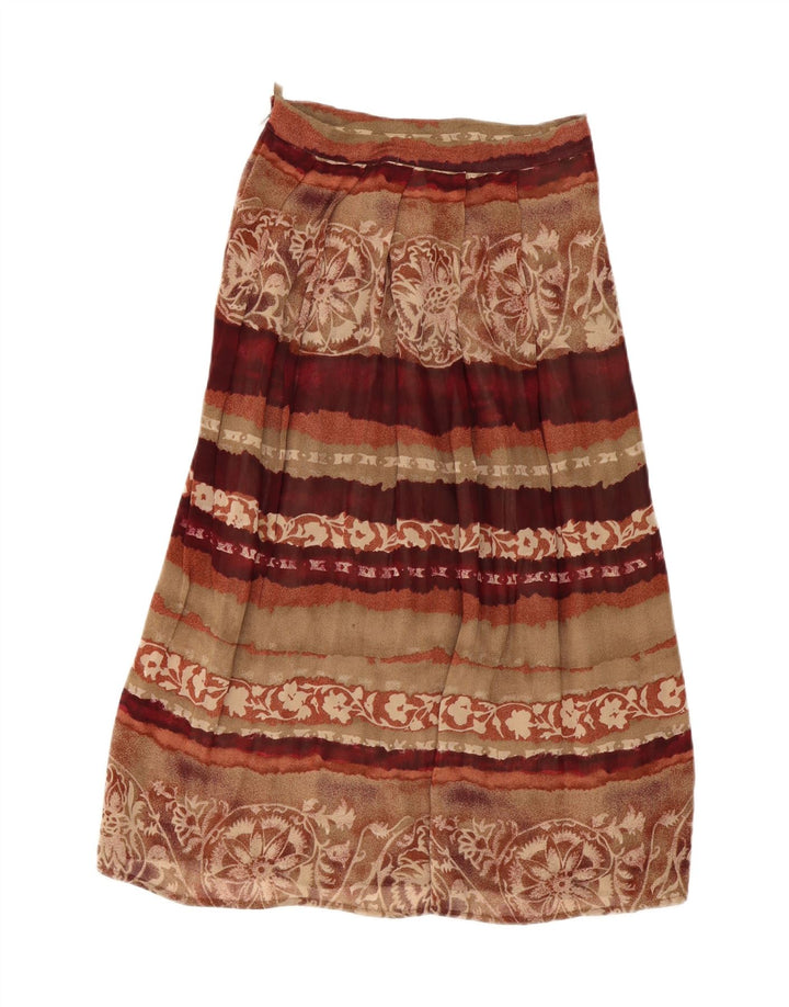 GIANFREDIANI Womens A-Line Skirt IT 42 Medium W28  Multicoloured Floral Vintage Gianfrediani and Second-Hand Gianfrediani from Messina Hembry 