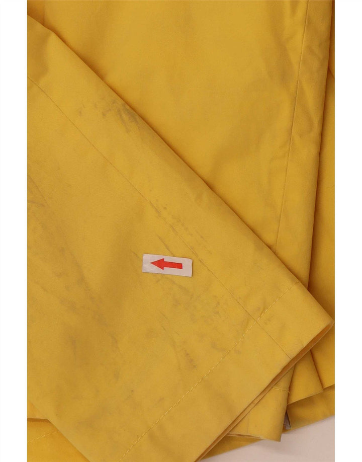 Zara Womens Bomber Jacket UK 16 Large Yellow Cotton