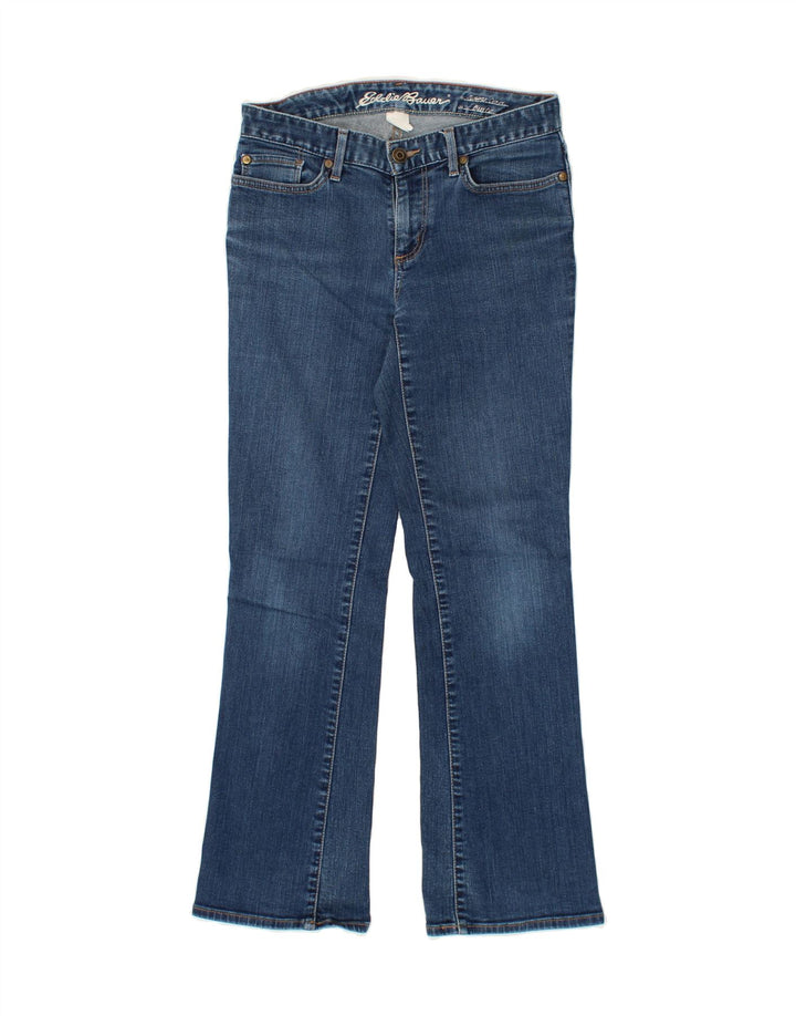 EDDIE BAUER Womens Slightly Curvy Bootcut Jeans W28 L28 Blue Cotton Vintage Eddie Bauer and Second-Hand Eddie Bauer from Messina Hembry 