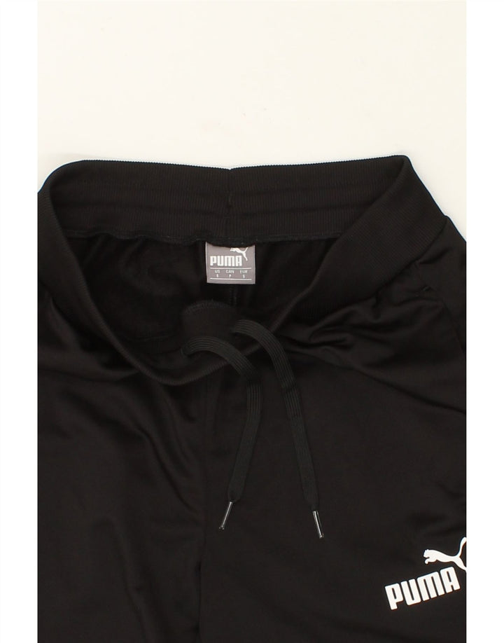 PUMA Mens Tracksuit Trousers Joggers Small  Black Polyester Vintage Puma and Second-Hand Puma from Messina Hembry 