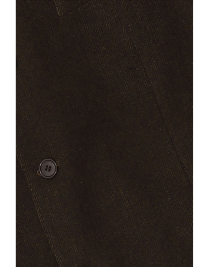 Vintage herre 3-knaps blazerjakke IT 54 2XL Khaki Sildeben Cashmere
