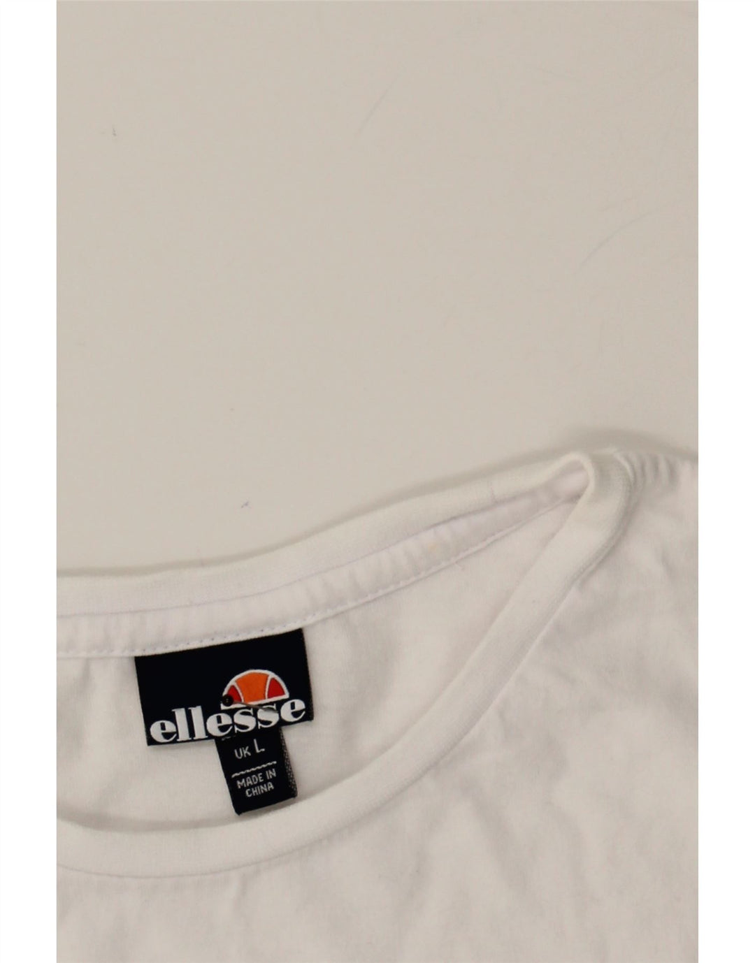 ELLESSE Mens Graphic T-Shirt Top Large White Cotton Vintage Ellesse and Second-Hand Ellesse from Messina Hembry 