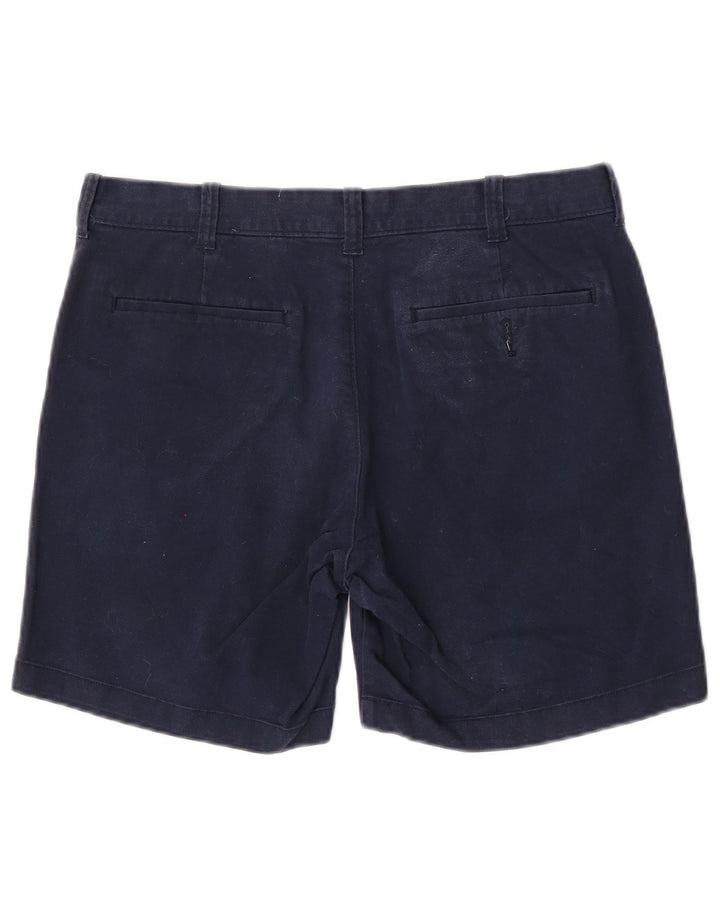 J. Crew Herre Flex Regular Fit Chino-shorts W33 Mellem marineblå bomuld