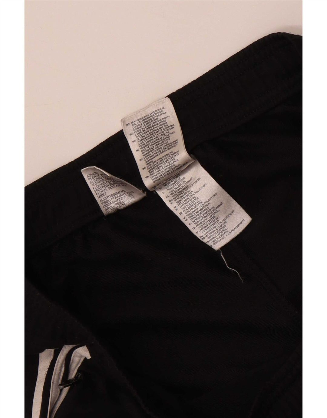 Adidas Mens Tracksuit Trousers Joggers Medium  Black Polyester