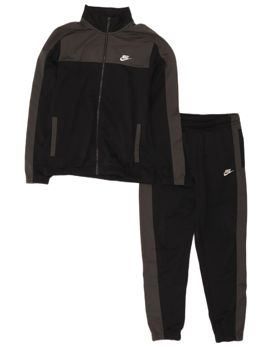 Nike Mens teljes tréningruha közepes fekete színben