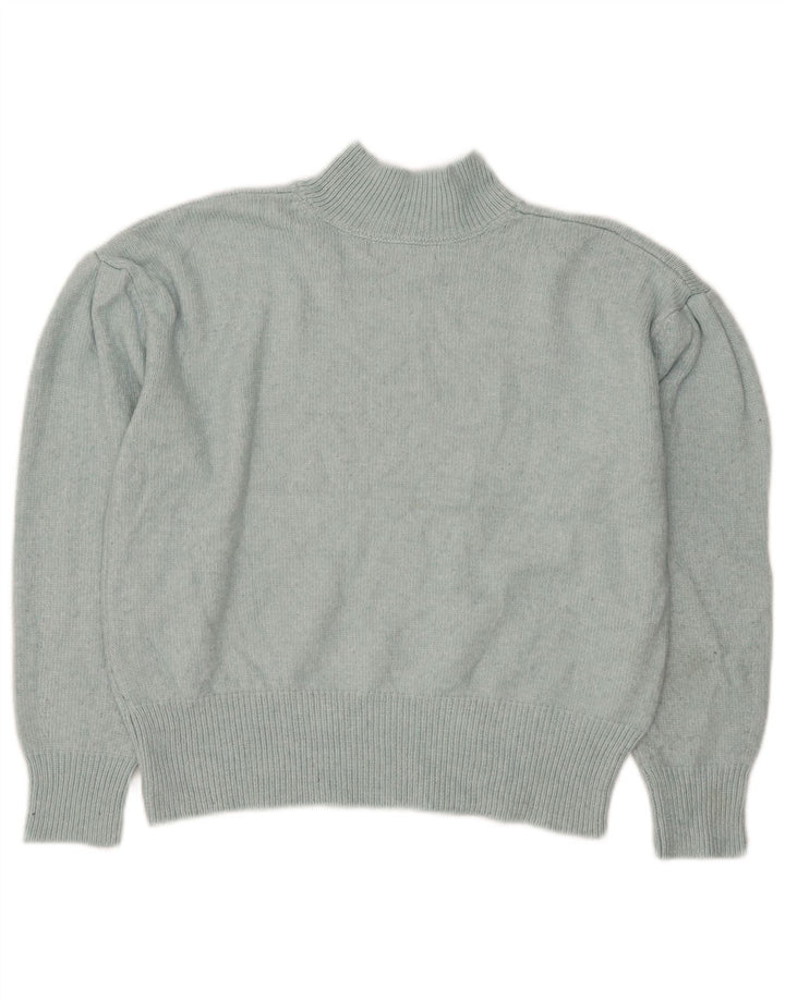 Marks & Spencer Dame Turtle Neck Jumper Sweater UK 14 Medium Turkis