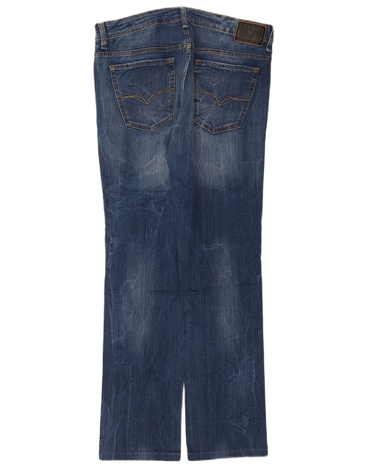 Jeans dritti da uomo Guess W34 L32 in cotone blu