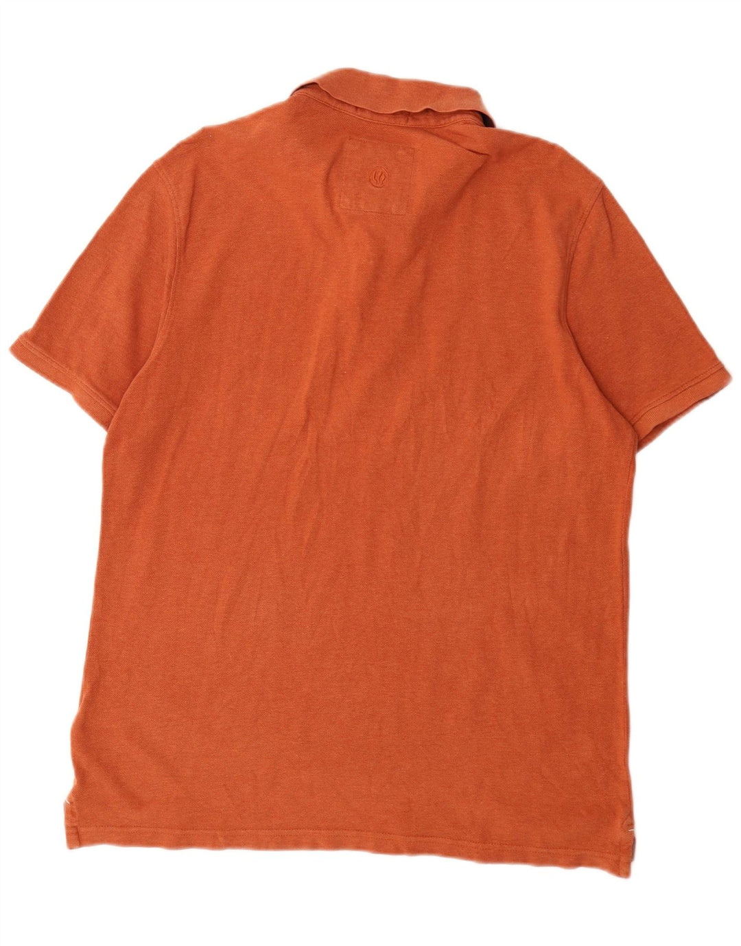 Polo da uomo Fat Face grande in cotone arancione