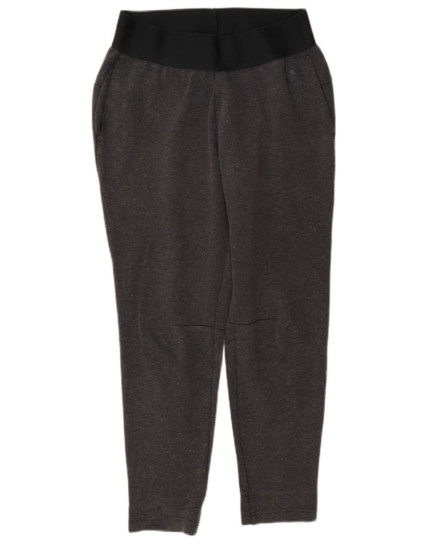 Adidas Womens Tracksuit Trousers UK 8/10 Small Grey Colourblock Cotton